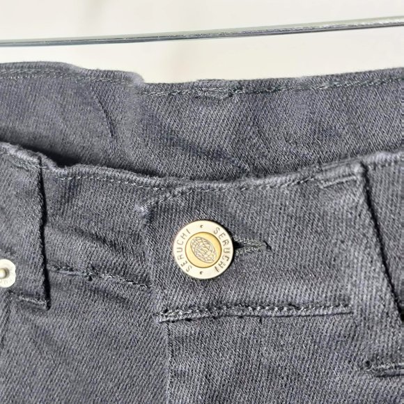 Seruchi Rare Vintage 90s Made in Kenya Women's High Rise Tapered Jeans Size 9/10 - Picture 3 of 9